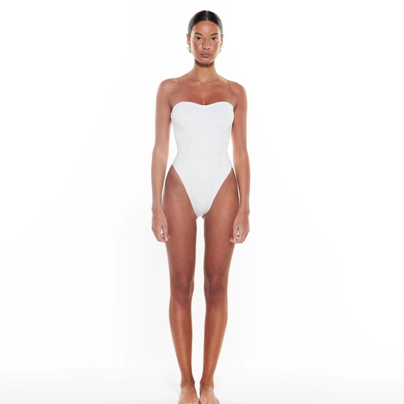 Myra Swim Other - Myra Swim Otis White Strapless Swimsuit